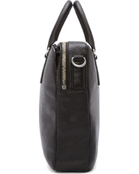 Черный кожаный портфель от Marc by Marc Jacobs