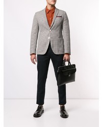 Черный кожаный портфель от Tod's