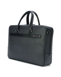 Черный кожаный портфель от Salvatore Ferragamo