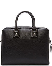 Черный кожаный портфель от Dolce & Gabbana