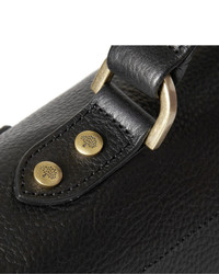 Черный кожаный портфель от Mulberry