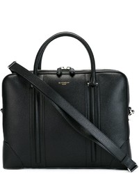 Черный кожаный портфель от Givenchy
