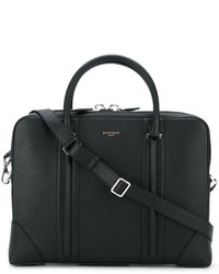 Черный кожаный портфель от Givenchy