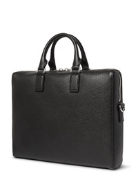 Черный кожаный портфель от Gucci