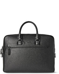 Черный кожаный портфель от Lanvin