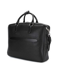 Черный кожаный портфель от Smythson