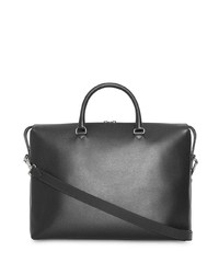 Черный кожаный портфель от Burberry