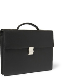 Черный кожаный портфель от Montblanc
