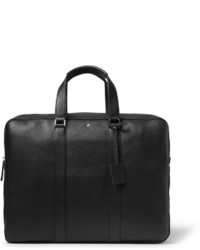 Черный кожаный портфель от Montblanc