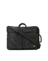 Черный кожаный портфель от Porter-Yoshida & Co
