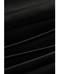 Черный кожаный портфель от Roberta Rossi