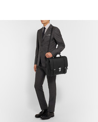 Черный кожаный портфель от Prada