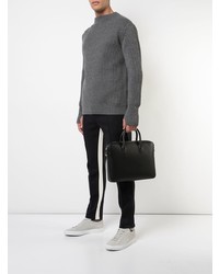 Черный кожаный портфель от Mansur Gavriel