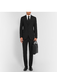 Черный кожаный портфель от Dolce & Gabbana