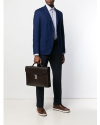 Черный кожаный портфель от Church's