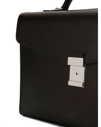 Черный кожаный портфель от Church's