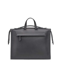 Черный кожаный портфель от Fendi