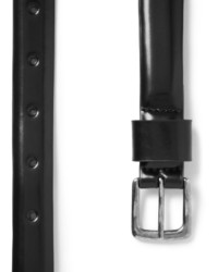 Мужской черный кожаный ремень от Dries Van Noten