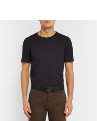 Мужской черный кожаный ремень от Dolce & Gabbana