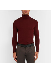 Мужской черный кожаный ремень от Hugo Boss