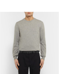 Мужской черный кожаный ремень от Lanvin