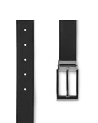 Мужской черный кожаный ремень от Montblanc