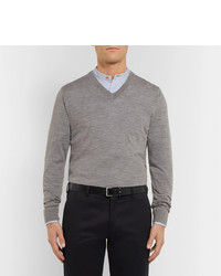 Мужской черный кожаный ремень от Montblanc