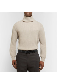 Мужской черный кожаный ремень от The Row