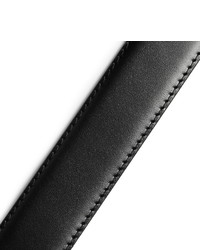 Мужской черный кожаный ремень от Dunhill