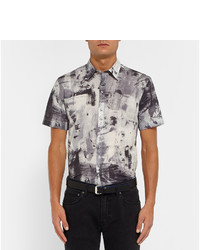 Мужской черный кожаный ремень от McQ