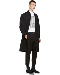 Мужской черный кожаный ремень от McQ