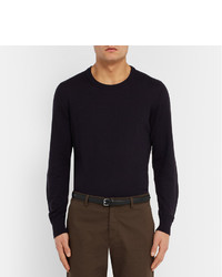 Мужской черный кожаный ремень от Maison Margiela