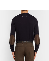 Мужской черный кожаный ремень от Maison Margiela