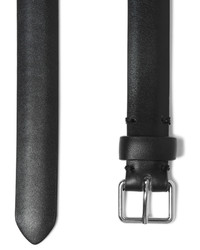 Мужской черный кожаный ремень от Maison Margiela