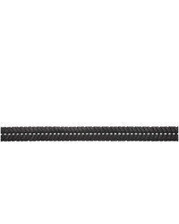 Мужской черный кожаный ремень от Bottega Veneta