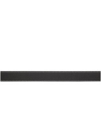 Мужской черный кожаный ремень от Loewe