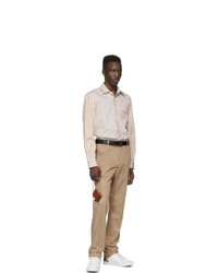 Мужской черный кожаный ремень от Burberry