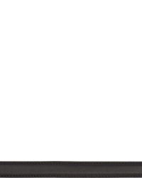 Женский черный кожаный ремень от Saint Laurent