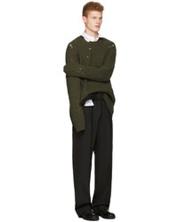 Мужской черный кожаный ремень от Maison Margiela