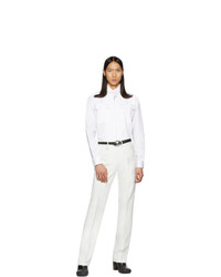 Мужской черный кожаный ремень от Random Identities