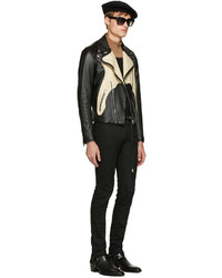 Мужской черный кожаный ремень от Robert Geller