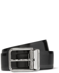Мужской черный кожаный ремень от Dolce & Gabbana