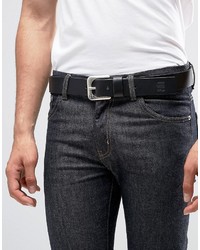 Мужской черный кожаный ремень от G Star