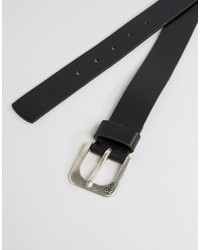 Мужской черный кожаный ремень от G Star