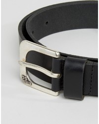 Мужской черный кожаный ремень от G Star