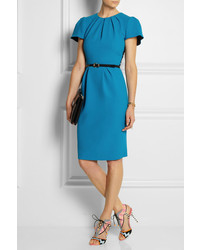 Женский черный кожаный ремень от Miu Miu