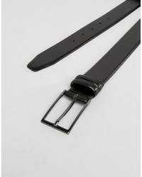 Мужской черный кожаный ремень от Hugo Boss