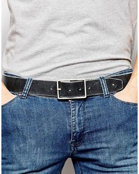 Мужской черный кожаный ремень от Esprit