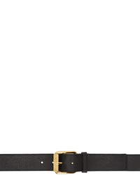 Мужской черный кожаный ремень от Moschino