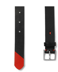 Мужской черный кожаный ремень от Paul Smith